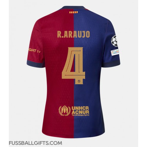 Barcelona Ronald Araujo #4 Fußballbekleidung Heimtrikot 2024-25 Kurzarm